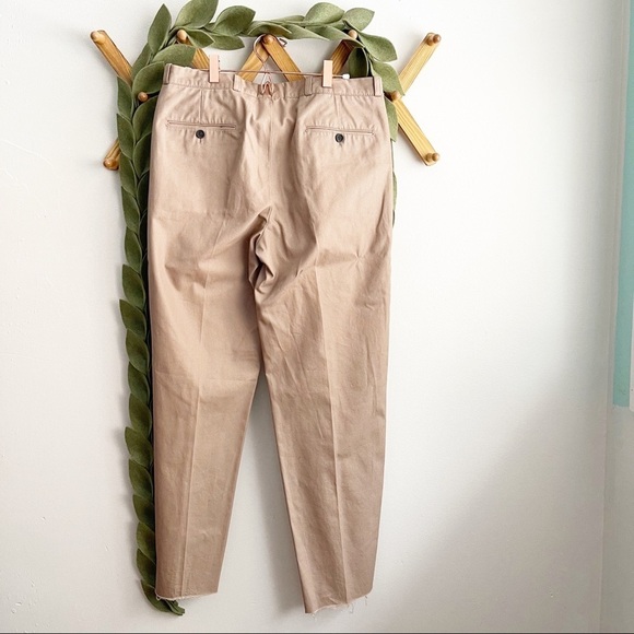 Prada Khaki Button Fly High Rise Pants - Picture 5 of 6